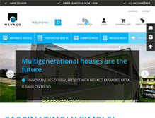 Tablet Screenshot of mevaco.co.uk