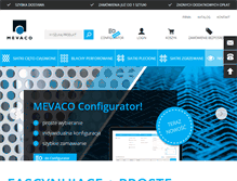 Tablet Screenshot of mevaco.pl