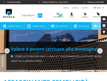 Tablet Screenshot of mevaco.it