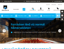 Tablet Screenshot of mevaco.hu