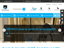 Tablet Screenshot of mevaco.fr