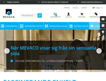 Tablet Screenshot of mevaco.se