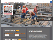 Tablet Screenshot of mevaco.be